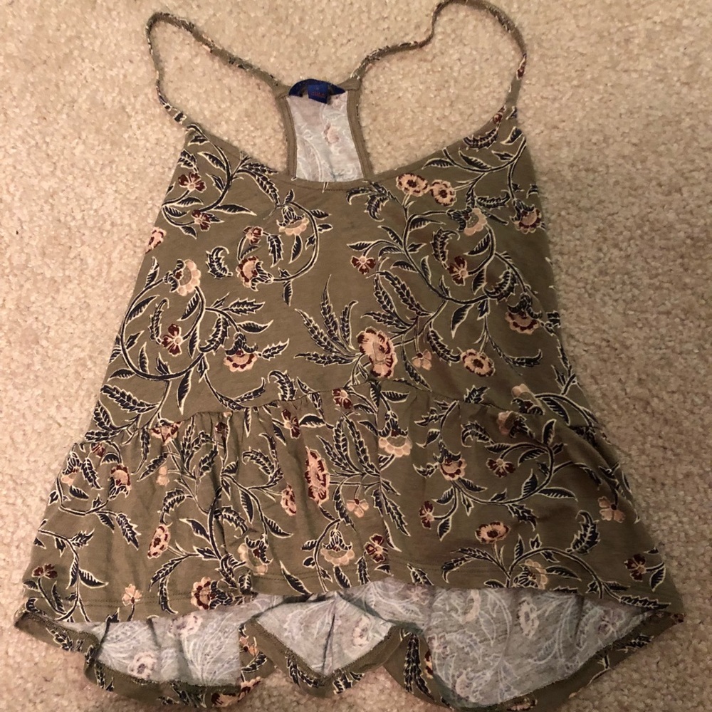 Aeropostale peplum tank